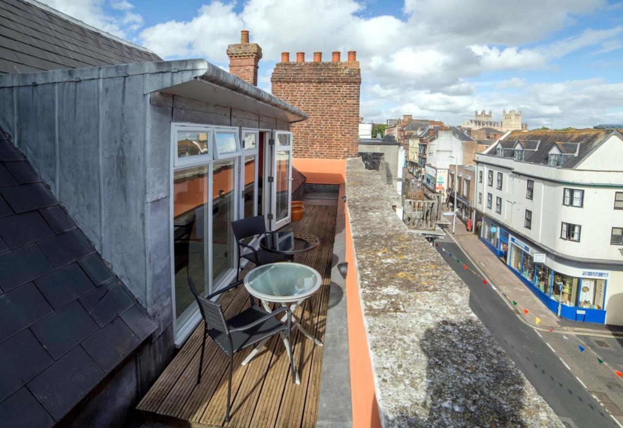 Stunning Central Exeter Apartment With Balcony And Fantastic View Екстериор снимка